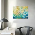 thumbnail image 4 of Nawypu  White Flower with Textured Modern Colorful Canvas Wall Art Contemporary Botanical Pictures Abstract Aesthetic Artwork for Living Room Bedroom Bathroom Decor, 4 of 5