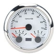 thumbnail image 2 of 7000 RPM Tachometer Fuel Gauge with 7 Color Backlight, Metal 3 in 1 Speedometer Voltmeter for Car, Truck, 12V Vehicles, RV, Boat, Marine Speedometer Gauge, 2 of 7