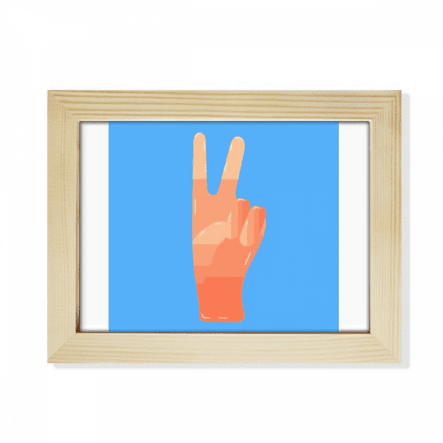 Scissorhands Netcut Clippers Lively Hand Desktop Photo Frame Picture Art Decoration Painting 6x8 inch