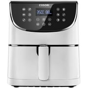 Cosori 5.8 Quart Air Fryer, CP158-AF, Max Xl Large Air Fryer with 100 Recipes, 11 One-Touch Digital Presets, Nonstick & Dishwasher-Safe Square Basket