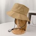 thumbnail image 2 of Vêtements de Randonnée Cool Chapeau de Pluie Visière de Plage Locale Phrase Chapeau Souple pour Hommes Plage Femmes Sac Chapeau pour Femmes avec Trou pour Queue de Cheval Chapeau pour Hommes Visière Extérieure Mariée Chapeau de Course Été Mince Chapeau de Pêcheur, 2 of 4