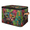 Multicolor 2, variant on ADECORIVY Funny Bear Storage Bin with Zipper Lid, Fabric Storage Baskets Boxes with Handles, Decorative Clothes Organizer Containers for Shelves, Wardrobe, Closet