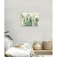 thumbnail image 6 of Rustic Bathroom Decor Eucalyptus Flower Canvas Wall Art Green Botanical Prints Plant Floral Glass Vase Painting Bathroom Picture Wall Decor Farmhouse Artwork 12x16inch, 6 of 7
