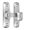 C, variant on Barn Door Lock, Sliding Door Flip Latch Security Bolt Lock, Anti Slip Twist Bar Barn Door Latch Hardware, Privacy Swing Bolt Lock for Closet Cabinet Sliding Gate Indoor Storage Door Safety Fixing