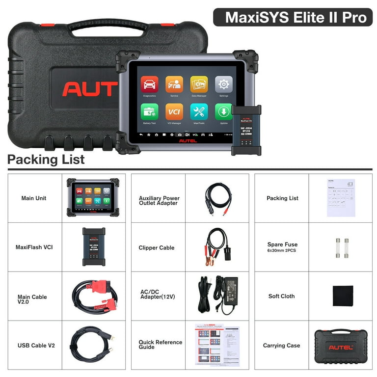 US Ship Multi-Language] Autel Maxisys Elite II Automotive Diagnostic Tool