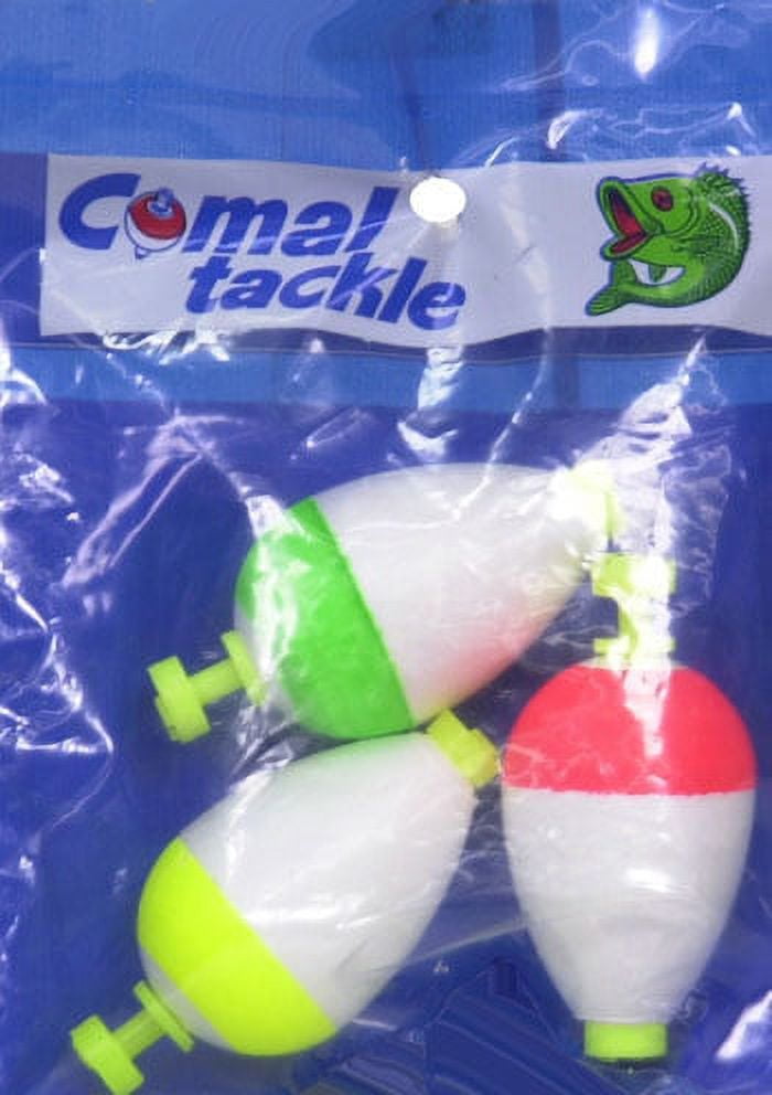 (4 pack) Comal Pear Slip Stick Fishing Bobbers, 1.5-Inch, 3-Pack