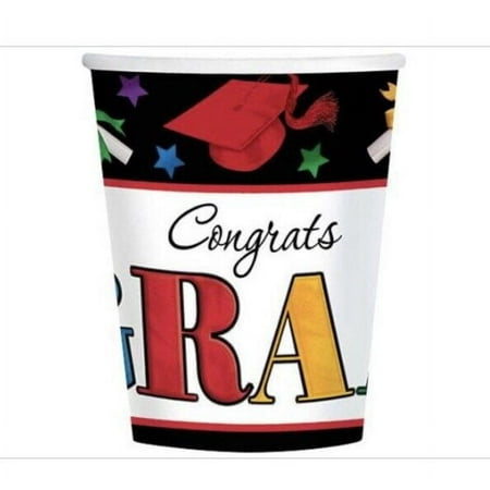 Dare to Dream 2016 9oz Cups (18 Pack) - Graduation Party Supplies