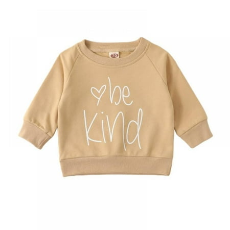

SYNPOS 0-3T Baby Boys Long Sleeve Round Neck Sweatshirt Pullover Cotton Tops