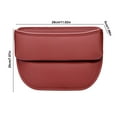 thumbnail image 2 of Tunhigl Car Seat Gap Storage Organizer Compact Leather Storage Solution for Small Items Universal Fit for All Vehicles Watermelon Red, 2 of 9