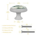 thumbnail image 5 of Seagull Glow-in-the-Dark Fluorescent Drawer Pulls with Screws - Round 4-Pack, Suitable for Cabinets, Wardrobes, Dressers - Furniture Decor with Door Handles, 5 of 6