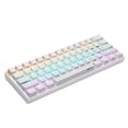 thumbnail image 1 of Clásico Bluetooth RGB 61Keys Teclado Mecánico para Anne, Wireless, Wired - Plata Cereza Blanca Sunnimix Teclado mecánico, 1 of 8