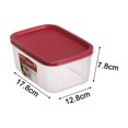 thumbnail image 6 of Pebbuoy 1080/1800/2700ML Clear Food Container with Lid Microwaveable Food Grade Plastic Fruits Vegetables Storage Box Kitchen Supplies, 6 of 6