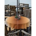 thumbnail image 6 of Dark Brown Grey Ombre Outdoor Tablecloth with Umbrella Hole, Modern Abstract Art Gradient Spillproof Waterproof Outdoor Table Cover, Patio Tablecloths for Party/Garden/Picnic, Round 54 inch, 6 of 9