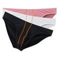 thumbnail image 1 of Plebaso 3 Pack Men's Briefs Low Rise Breathable Underwear Comfortable Lightweight Underpants for Men, 1 of 2