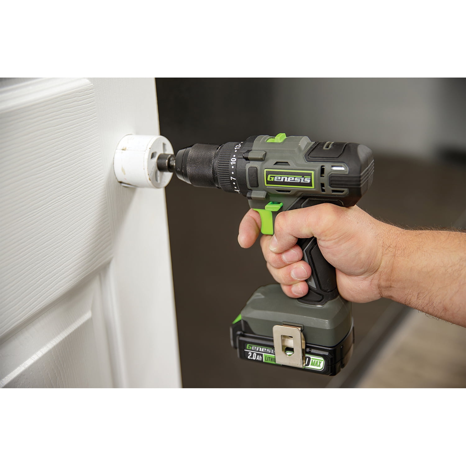 Genesis 20-Volt Cordless Li-Ion 2-Speed 1/2-In. Drill Driver