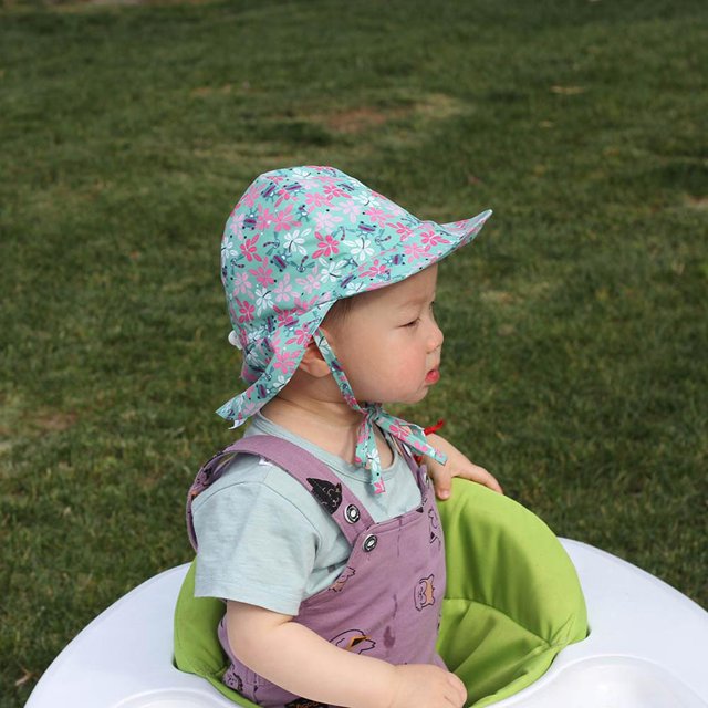 Summer Outdoor Sun Protection Beach Hat Baby Breathable Sun Breathable Mesh Cap Protection Beach Mesh Cap Kids Cute Visor Cap for Outing Children