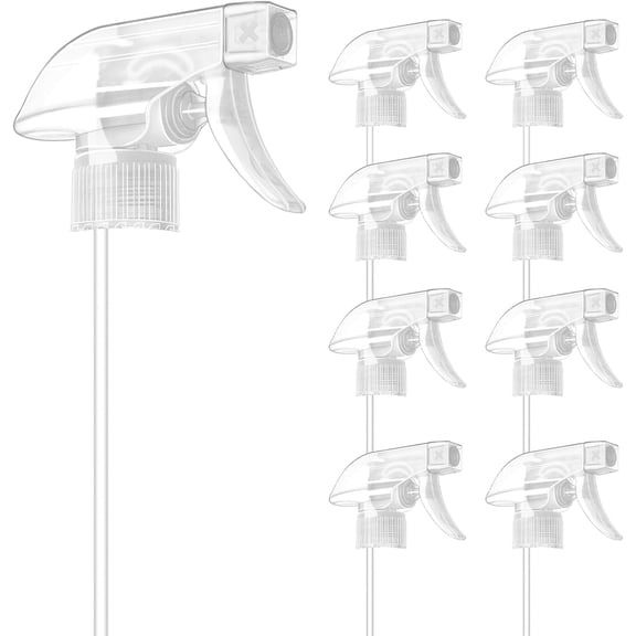 Spray-Nozzle, 8 Pack Spray Bottle Top ā Spray Bottle Replacement Nozzle Fit Car Detailing Spray Bottles, Trigger Spray Bottle, and Transparent Nozzleā Perfect for Home, Garage