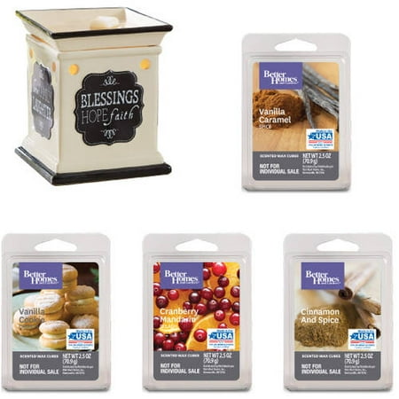 Better Homes & Gardens Inspirations Full-Size Wax Warmer Starter Set