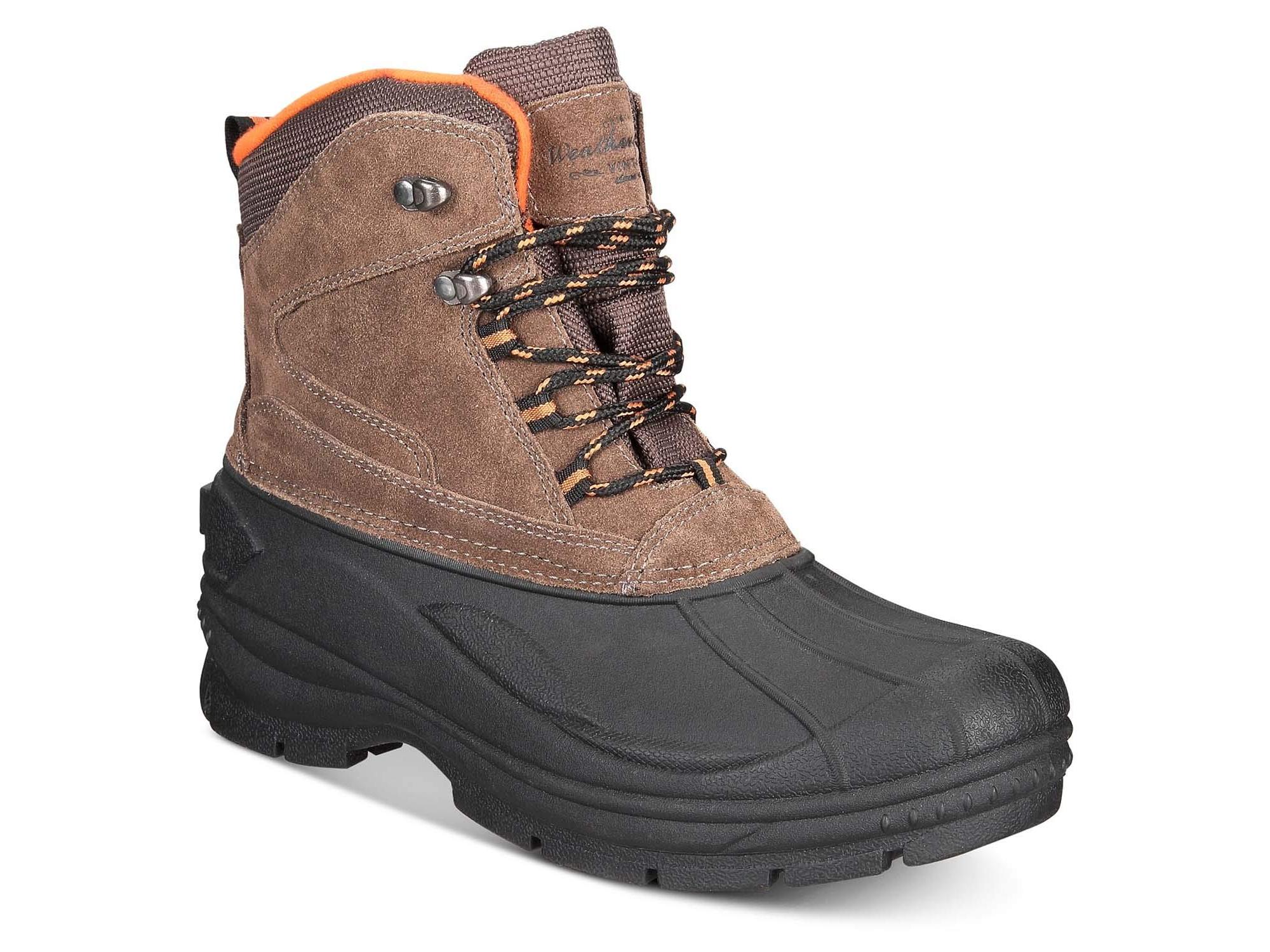 Weather boot. Ботинки прорезиненные влагозащитные мужские купить. us cold weather proof.