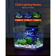 thumbnail image 3 of 3.5 Gallon Fish Tank Aquarium Arch Clear GPPS 3 Color Self Cleaning, 3 of 6