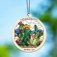 thumbnail image 6 of Desert Cactus Stained Glass Suncatcher Ornament – Ornament Gift for Family, Friends, Men & Women, Christmas 2025 Keepsake, 6 of 6
