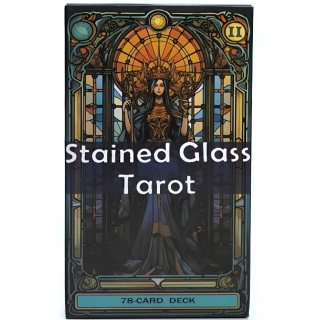 Tarot Videncia Vitral Iluminati 78 Cartas Rider Waite + Guia