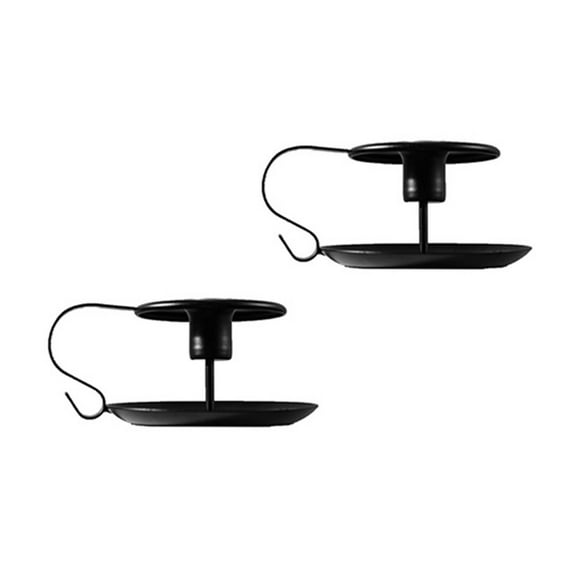 Candle HolderBlack Candlestick Holder Metal Vintage Candle Stick Holderwith Handle Candle Stick Candle Holderwith Handle Solid Performance