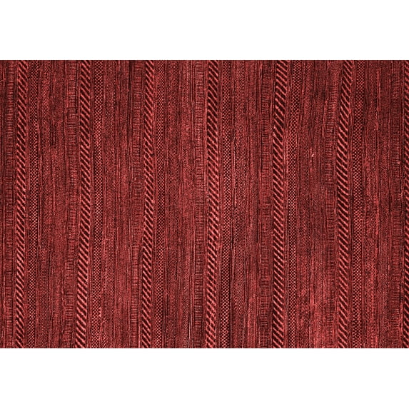 Ahgly Company Indoor Rectangle Abstract Red Modern Area Rugs, 2' x 4'