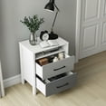 thumbnail image 5 of STYLIVIA Adult 2 Drawer Nightstand with Open Shelf 20.9" W × 15.7" D × 22.7" H, 5 of 17