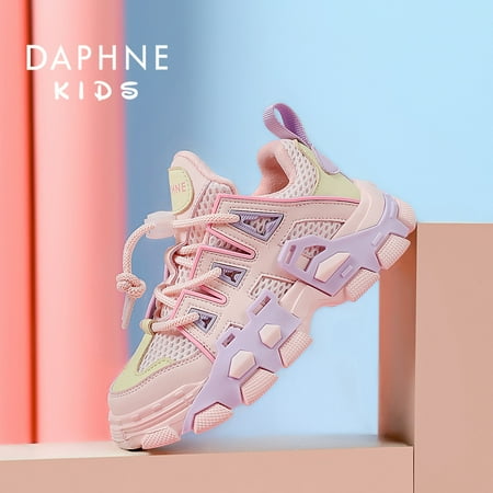 

DAPHNE Girl s Fashion Mesh Athletic Sneakers Breathable Comfortable Casual Sport Shoes For Walking Running Kids Children