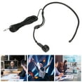 thumbnail image 4 of Wired Microphone Headset, Headworn Earset Over Ear Hanging Mic, ABS Low  Light Weight Headset Ear Hook Mic, For Lectures, Live Performance, Podcasts, 4 of 8