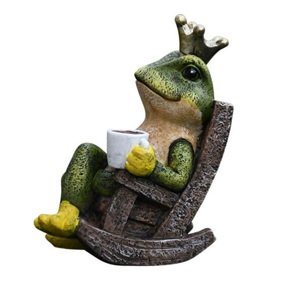 Miniature Frog Garden Statue Halloween Decor Fairy Garden Accessories