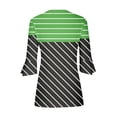 thumbnail image 4 of Fiudx Ofertas de La Semana Camiseta Estampada a La Moda para Mujer, Blusa con Mangas 3/4, Camisetas Informales con Cuello En V, 4 of 5