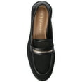 thumbnail image 5 of Journee Womens Rainey Almond Toe Slip On Mesh Loafers, 5 of 10