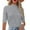 X-Grey7, variant on YMNXA Women's T Shirt Short Sleeved Turtleneck Solid Color Fashion Comfortable Stretchy Slim Fit Top For Casual Daily Wear,Black,L