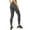 Dark Gray, variant on Women High Waist Yoga Leggings Athletic Workout Pants Color: Yellow Size: XXXXL