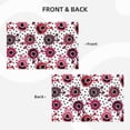 thumbnail image 3 of Placemats Set Of 4 / 6, Cute Cartoon Eyes Red Placemats For Dining Table Indoor/Outdoors Heat Resistant Washable Placemats 18" X 12", 3 of 8