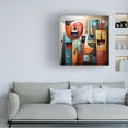 thumbnail image 2 of Canvas Wall Art - Ray Heere 'Happy Cubism 1' Wall Art for Living Room, Bedroom, or Office Décor by Trademark Fine Art - 18 x 18 Inches, 2 of 4