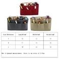 thumbnail image 2 of Bolsos Para Mujer, Organizador De Bolsas De Fieltro, Organizador De Bolsillos, Organizador De Cosméticos Multifuncional Vogacara HA040253-02, 2 of 6