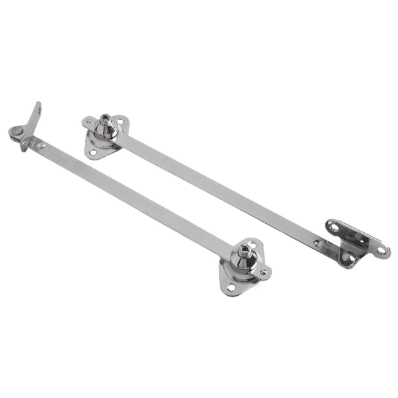 WEUVEB 2-Pack Heavy Duty Cabinet Door Hinges with Drop Down Support for Bathroom and Kitchen Cabinets