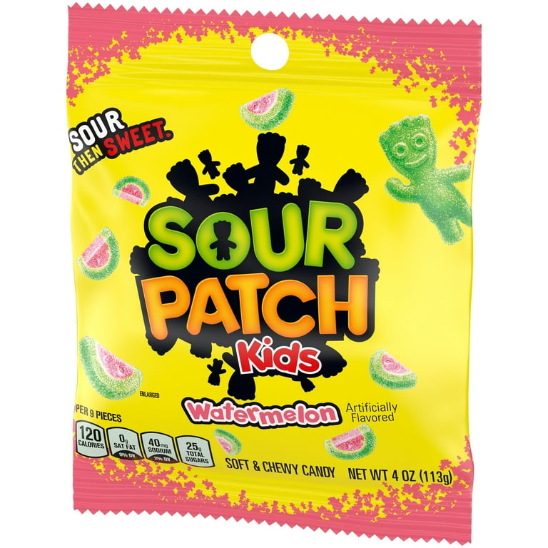 Sour Patch Watermelon Soft & Chewy Candy, 4 oz