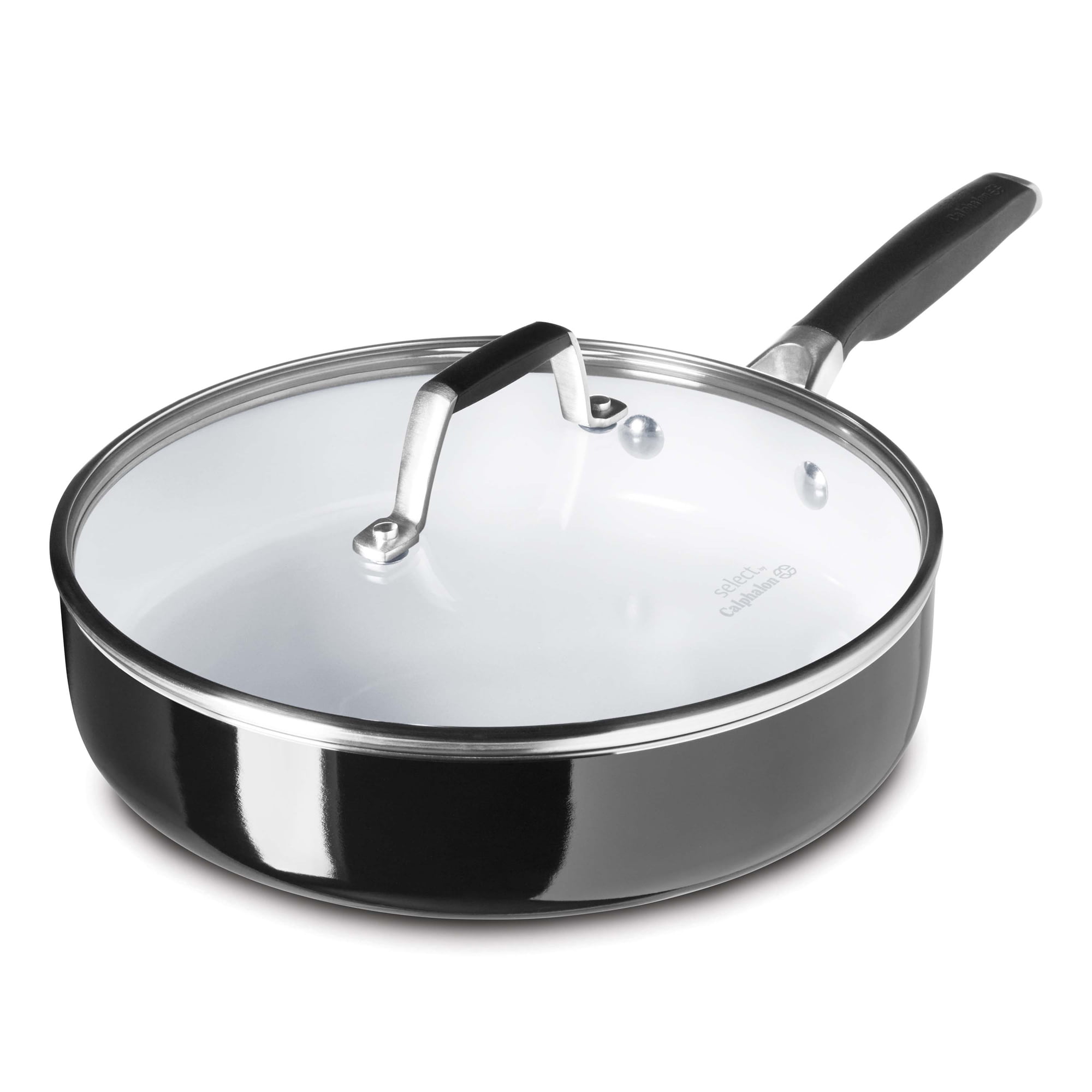 Select by Calphalon Ceramic Nonstick 3Quart Saute Pan with Cover