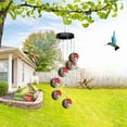Windchime Hummingbird Feeder, 2024 New Charming Wind Chimes Hummingbird