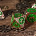thumbnail image 2 of Cusdie 7-Die Metal DND Dice Set, Mechanical Gear Metal Polyhedral D&D Dice Set for DND Dungeons and Dragons TTRPG Role Playing Games, 2 of 5