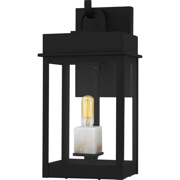 CAM8407MBK-Quoizel Lighting-Carmen - 1 Light Outdoor Wall Lantern-13 Inch Tall and 6.5 Inch Wide