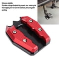 thumbnail image 3 of Motorcycle Kickstand Extension Plate, CNC Aluminium Alloy Side Stand Pad Enlarger Foot Side Parking Stand Extension Pad Replacement For Nmax155 Nmax125, 3 of 7