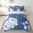 thumbnail image 3 of Manfei Blue Country Plant 7-Piece Twin Bedding Sets,Rustic Flower Floral Bedding Comforter Set,Natural Botanical Sheet Sets For Boys,Microfiber Bedroom Decor Reversible, 3 of 9