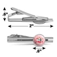 thumbnail image 3 of Cows are Friends Not Food Vegan Vegetarian Funny Humor Round Tie Bar Clip Clasp Tack Silver Color Plated, 3 of 6
