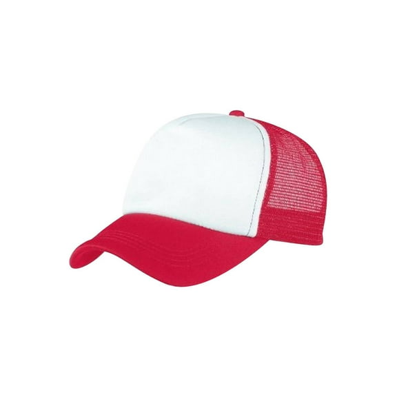 Vintage Trucker Hat 2 Tone Style, Red