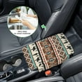 thumbnail image 5 of Renewold American Tribal Cowboy Cactus Car Center Console Cushion Cover Universal Armrest Box Mat Scratch Resistant Wear-Resistant Arm Rest Pad with Pockets Storage Bag Auto Accessories for Women, 5 of 9